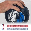 image:imageFranklin Sports Kids NBA Mini Foam Basketball  55 Inch Soft Toy Basketball for Indoor or Mini Over the Door HoopsDallas Mavericks