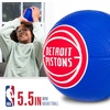 image:imageFranklin Sports Kids NBA Mini Foam Basketball  55 Inch Soft Toy Basketball for Indoor or Mini Over the Door HoopsDetroit Pistons