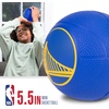 image:imageFranklin Sports Kids NBA Mini Foam Basketball  55 Inch Soft Toy Basketball for Indoor or Mini Over the Door HoopsGolden State Warriors