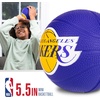 image:imageFranklin Sports Kids NBA Mini Foam Basketball  55 Inch Soft Toy Basketball for Indoor or Mini Over the Door HoopsLos Angeles Lakers