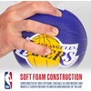 image:imageFranklin Sports Kids NBA Mini Foam Basketball  55 Inch Soft Toy Basketball for Indoor or Mini Over the Door HoopsLos Angeles Lakers