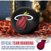 image:imageFranklin Sports Kids NBA Mini Foam Basketball  55 Inch Soft Toy Basketball for Indoor or Mini Over the Door HoopsMiami Heat