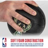 image:imageFranklin Sports Kids NBA Mini Foam Basketball  55 Inch Soft Toy Basketball for Indoor or Mini Over the Door HoopsMilwaukee Bucks