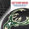 image:imageFranklin Sports Kids NBA Mini Foam Basketball  55 Inch Soft Toy Basketball for Indoor or Mini Over the Door HoopsMilwaukee Bucks