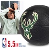 image:imageFranklin Sports Kids NBA Mini Foam Basketball  55 Inch Soft Toy Basketball for Indoor or Mini Over the Door HoopsMilwaukee Bucks
