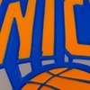 image:imageFranklin Sports Kids NBA Mini Foam Basketball  55 Inch Soft Toy Basketball for Indoor or Mini Over the Door HoopsNew York Knicks