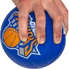image:imageFranklin Sports Kids NBA Mini Foam Basketball  55 Inch Soft Toy Basketball for Indoor or Mini Over the Door HoopsNew York Knicks