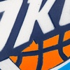 image:imageFranklin Sports Kids NBA Mini Foam Basketball  55 Inch Soft Toy Basketball for Indoor or Mini Over the Door HoopsOklahoma City Thunder