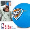 image:imageFranklin Sports Kids NBA Mini Foam Basketball  55 Inch Soft Toy Basketball for Indoor or Mini Over the Door HoopsOklahoma City Thunder