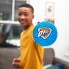 image:imageFranklin Sports Kids NBA Mini Foam Basketball  55 Inch Soft Toy Basketball for Indoor or Mini Over the Door HoopsOklahoma City Thunder