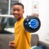 image:imageFranklin Sports Kids NBA Mini Foam Basketball  55 Inch Soft Toy Basketball for Indoor or Mini Over the Door HoopsOrlando Magic