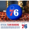image:imageFranklin Sports Kids NBA Mini Foam Basketball  55 Inch Soft Toy Basketball for Indoor or Mini Over the Door HoopsPhiladelphia 76ers