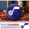 image:imageFranklin Sports Kids NBA Mini Foam Basketball  55 Inch Soft Toy Basketball for Indoor or Mini Over the Door HoopsUtah Jazz