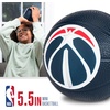 image:imageFranklin Sports Kids NBA Mini Foam Basketball  55 Inch Soft Toy Basketball for Indoor or Mini Over the Door HoopsWashington Wizards