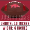 image:imageFranklin Sports Kids NCAA Youth Football  Official College Team Football with Team Logos  Junior SizeArkansas Razorbacks