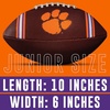 image:imageFranklin Sports Kids NCAA Youth Football  Official College Team Football with Team Logos  Junior SizeClemson Tigers
