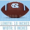 image:imageFranklin Sports Kids NCAA Youth Football  Official College Team Football with Team Logos  Junior SizeNorth Carolina Tar Heels