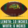 image:imageFranklin Sports Kids NCAA Youth Football  Official College Team Football with Team Logos  Junior SizeNorth Dakota State Bison