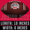 image:imageFranklin Sports Kids NCAA Youth Football  Official College Team Football with Team Logos  Junior SizeOhio State Buckeyes