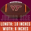 image:imageFranklin Sports Kids NCAA Youth Football  Official College Team Football with Team Logos  Junior SizeVirginia Tech Hokies