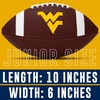 image:imageFranklin Sports Kids NCAA Youth Football  Official College Team Football with Team Logos  Junior SizeWest Virginia Mountaineers