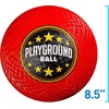image:imageFranklin Sports Kids Playground Balls  Rubber Kickballs  Playground Balls For Kids  Great for Dodgeball Kickball 4 Square  Schoolyard Games  85 Diameter6 Balls  Assorted Colors with Carry Bag