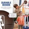 image:imageFranklin Sports NBA 5 Foam Basketball  2 Mini Soft Foam Youth Basketballs  Indoor  Outdoor Toy Basketballs for Kids  Perfect Mini Hoop Ball  2 Pack  OrangeBrown