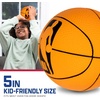 image:imageFranklin Sports NBA 5 Foam Basketball  2 Mini Soft Foam Youth Basketballs  Indoor  Outdoor Toy Basketballs for Kids  Perfect Mini Hoop Ball  2 Pack  OrangeOrange