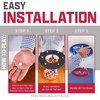 image:imageFranklin Sports NBA Ceiling Basketball Hoop for Kids  Indoor Plush Mini Basketball Set with Soft Ball  Safe Quiet Play  Easy Adhesive Setup for Bedrooms amp Playrooms