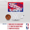 image:imageFranklin Sports NBA Los Angeles Clippers Over the Door Basketball Hoop  Kids Indoor Hoop with Mini Basketball  NBA Fan Shop Toy for Bedroom  Office  Over the Door Set