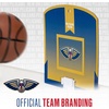 image:imageFranklin Sports NBA New Orleans Pelicans Mini Over the Door Basketball Hoop  Kids Indoor Mini Basketball Hoop with Ball  NBA Fan Shop Toy for Bedroom  Office  Over the Door Set