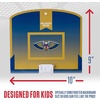image:imageFranklin Sports NBA New Orleans Pelicans Mini Over the Door Basketball Hoop  Kids Indoor Mini Basketball Hoop with Ball  NBA Fan Shop Toy for Bedroom  Office  Over the Door Set