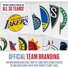 image:imageFranklin Sports NBA Over the Door Mini Basketball Hoop  Kids Custom NBA Team Indoor Mini Hoop with All 30 Team Stickers  Fan Shop Basket for Bedroom  Office