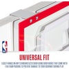 image:imageFranklin Sports NBA Over the Door Mini Basketball Hoop  Kids Custom NBA Team Indoor Mini Hoop with All 30 Team Stickers  Fan Shop Basket for Bedroom  Office