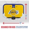 image:imageFranklin Sports NBA Team Over The Door Basketball Hoop  Kids Indoor Mini Basketball Hoop with Basketball  NBA Fan Shop Mini Hoop for Bedroom amp OfficeLos Angeles Lakers