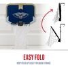 image:imageFranklin Sports NBA Team Over The Door Basketball Hoop  Kids Indoor Mini Basketball Hoop with Basketball  NBA Fan Shop Mini Hoop for Bedroom amp OfficeNew Orleans Pelicans