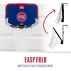 image:imageFranklin Sports NBA Team Over The Door Basketball Hoop  Kids Indoor Mini Basketball Hoop with Basketball  NBA Fan Shop Mini Hoop for Bedroom amp OfficeDetroit Pistons
