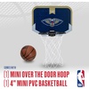 image:imageFranklin Sports NBA Team Over The Door Basketball Hoop  Kids Indoor Mini Basketball Hoop with Basketball  NBA Fan Shop Mini Hoop for Bedroom amp OfficeNew Orleans Pelicans