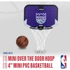 image:imageFranklin Sports NBA Team Over The Door Basketball Hoop  Kids Indoor Mini Basketball Hoop with Basketball  NBA Fan Shop Mini Hoop for Bedroom amp OfficeSacramento Kings