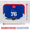 image:imageFranklin Sports NBA Team Over The Door Basketball Hoop  Kids Indoor Mini Basketball Hoop with Basketball  NBA Fan Shop Mini Hoop for Bedroom amp OfficePhiladelphia 76ers