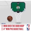 image:imageFranklin Sports NBA Team Over The Door Basketball Hoop  Kids Indoor Mini Basketball Hoop with Basketball  NBA Fan Shop Mini Hoop for Bedroom amp OfficeBoston Celtics