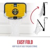 image:imageFranklin Sports NBA Team Over The Door Basketball Hoop  Kids Indoor Mini Basketball Hoop with Basketball  NBA Fan Shop Mini Hoop for Bedroom amp OfficeDenver Nuggets