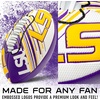 image:imageFranklin Sports NCAA Football  Youth Mini Football  85 SPACELACE Easy Grip Texture  Perfect for KidsLSU Tigers