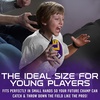 image:imageFranklin Sports NCAA Football  Youth Mini Football  85 SPACELACE Easy Grip Texture  Perfect for KidsLSU Tigers