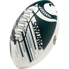 image:imageFranklin Sports NCAA Football  Youth Mini Football  85 SPACELACE Easy Grip Texture  Perfect for KidsMichigan State Spartans