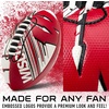 image:imageFranklin Sports NCAA Football  Youth Mini Football  85 SPACELACE Easy Grip Texture  Perfect for KidsWisconsin Badgers