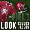image:imageFranklin Sports NCAA Kids College Football Helmet  Jersey Sets  NCAA Team Youth Football Helmet  Uniform Costume SetAlabama Crimson Tide