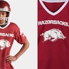 image:imageFranklin Sports NCAA Kids Football Uniform Sets  College Football Jersey Helmet  Pants for Boys  Girls  NCAA OfficialArkansas Razorbacks