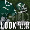 image:imageFranklin Sports NCAA Kids Football Uniform Sets  College Football Jersey Helmet  Pants for Boys  Girls  NCAA OfficialMichigan State Spartans