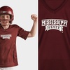 image:imageFranklin Sports NCAA Kids Football Uniform Sets  College Football Jersey Helmet  Pants for Boys  Girls  NCAA OfficialMississippi State Bulldogs